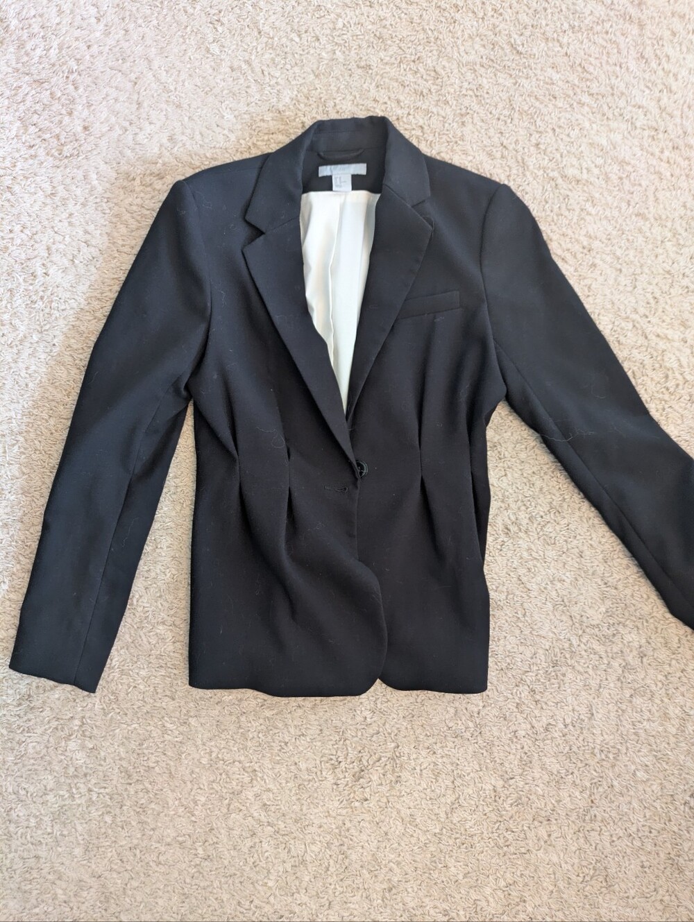 H&M Black Single-Button Women's Blazer